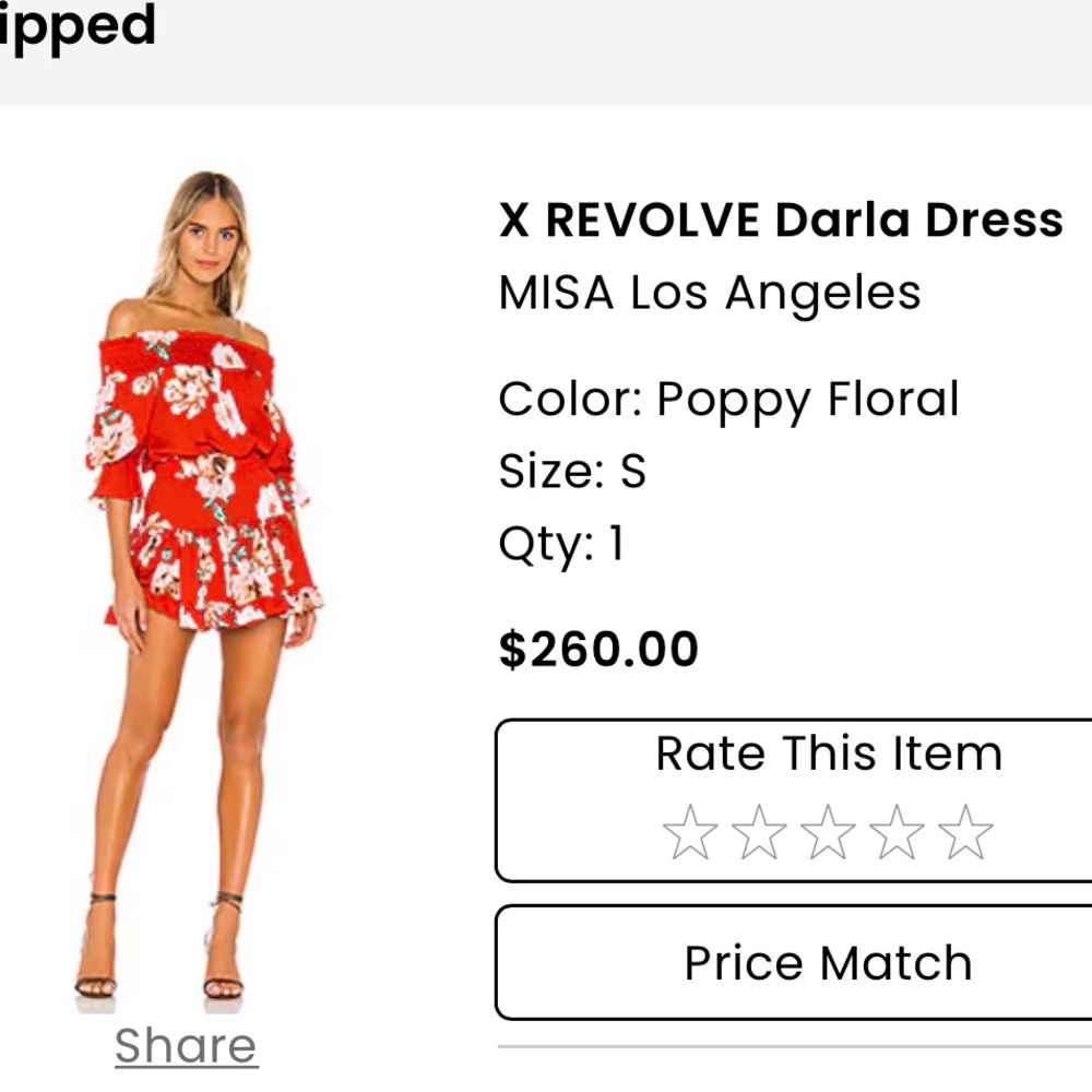 MISA Los Angeles dress- great for bridal/baby showers or vacation!